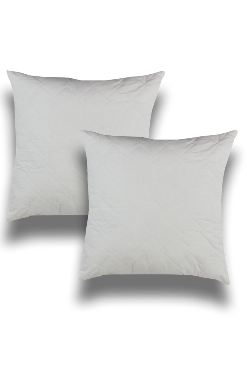 2 Pack Ballfibre Quilted Conti  Pillows 1 White