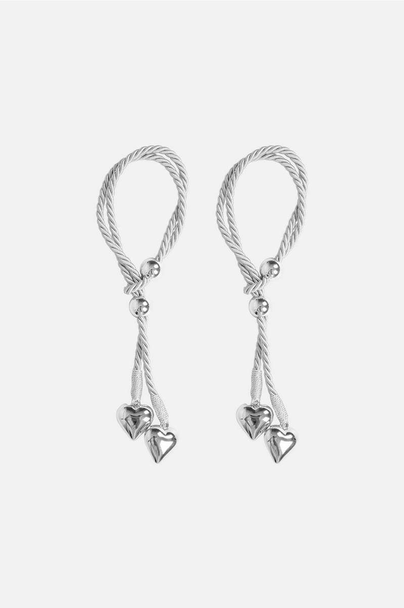 2-Pack Rope Curtain Tiebacks - Dark Grey