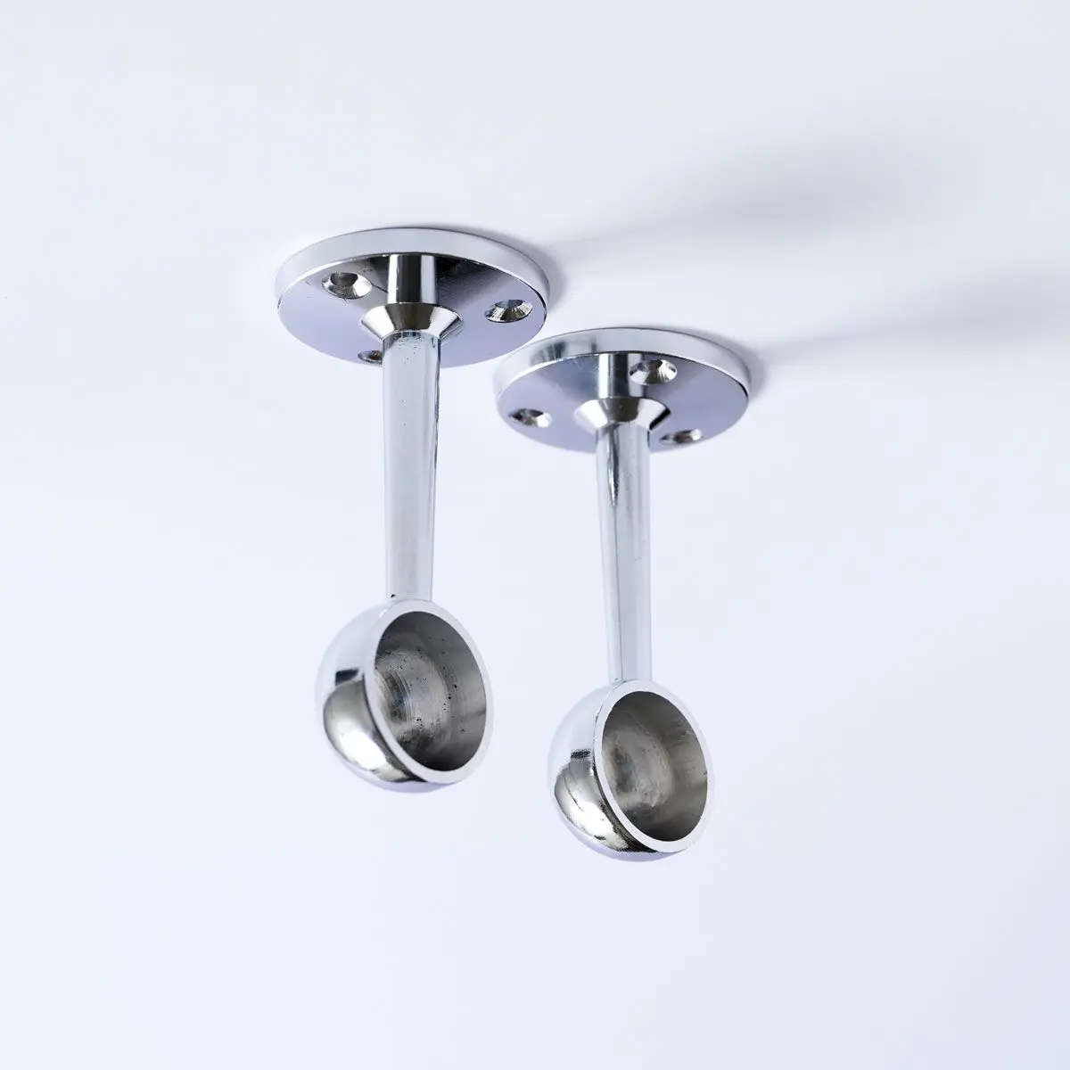 Towel Rail Bracket Chrome-plated 25mm 2-piece