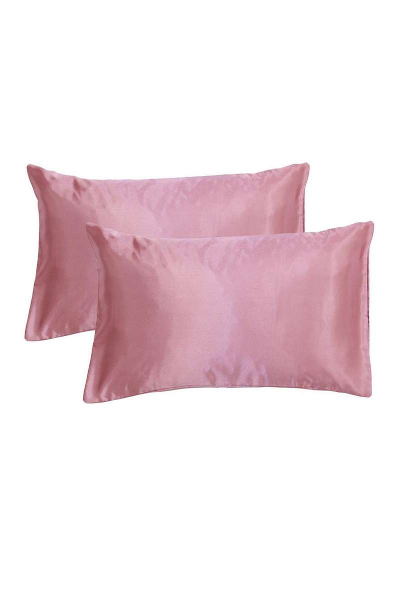 Satin 2-Pack Pillowcases - Dusty Pink
