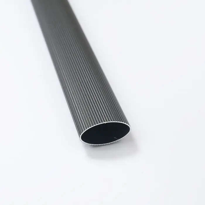 Oval Rail Aluminium Black 2 5m