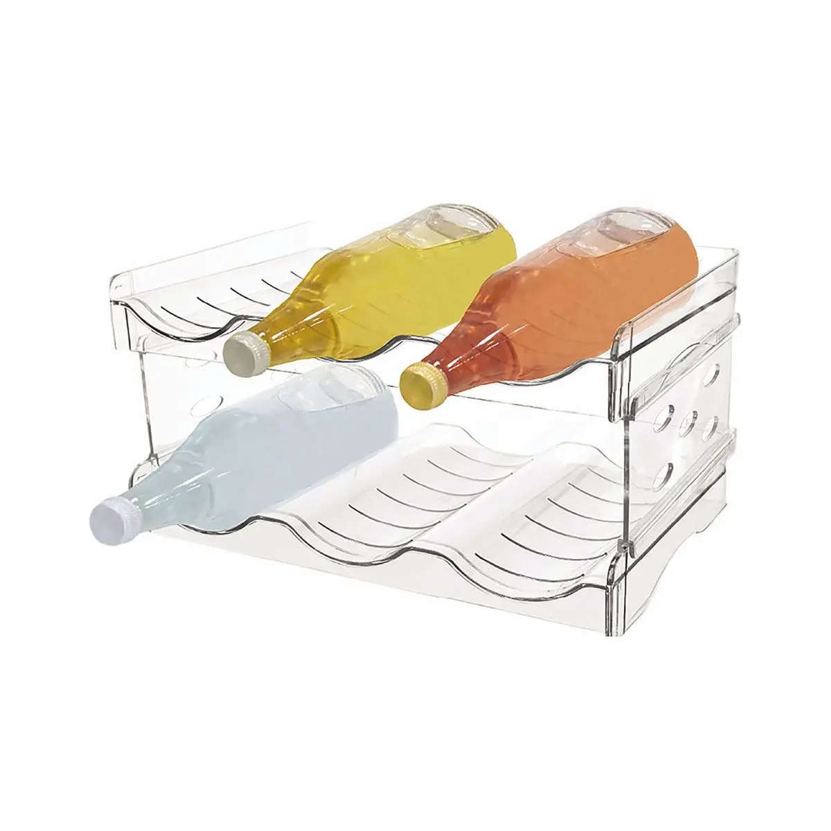 Bottle Rack 2 Tier Clear