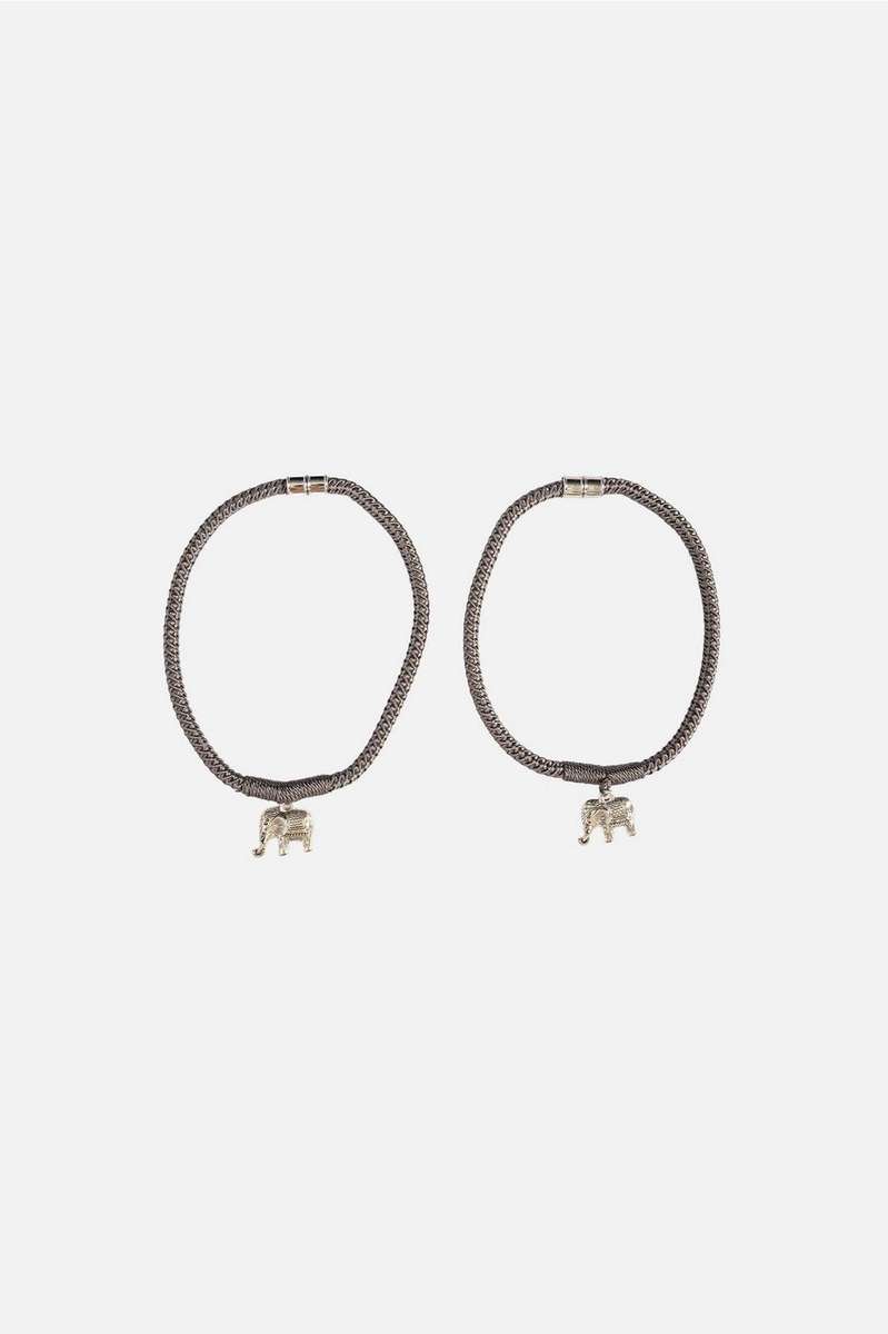 2-Pack Bauble Rope Curtain Tiebacks - Antique Gold