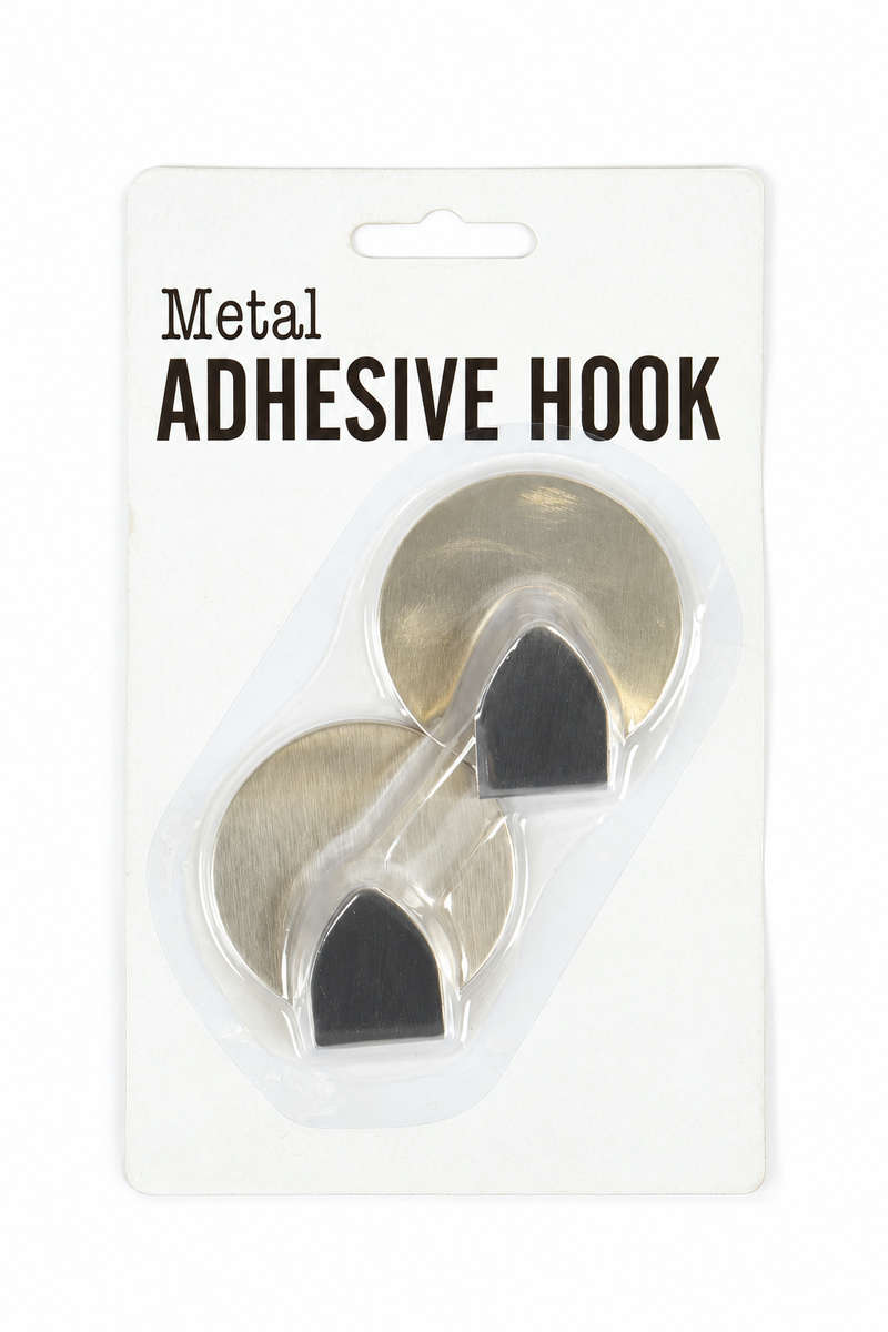 2-Pack Metal Hooks - Silverer