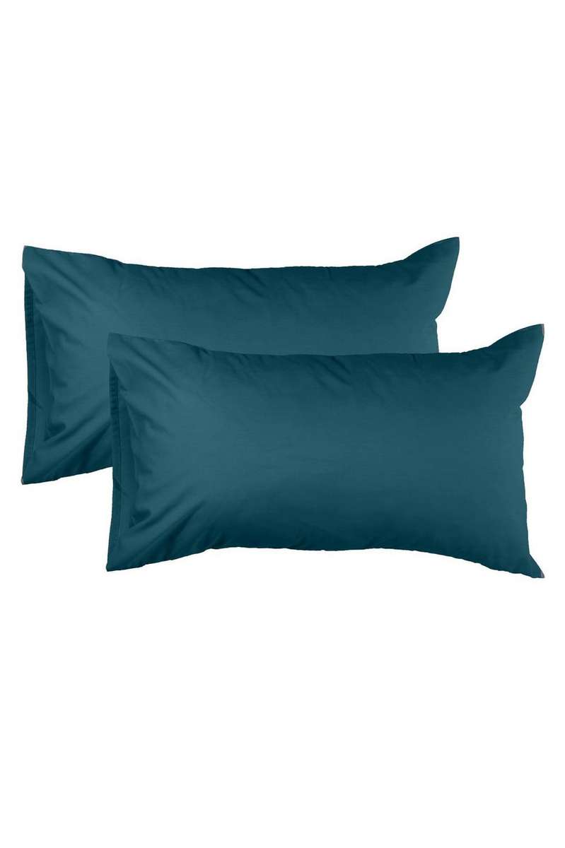 Polycotton 2-Pack Pillowcases - Teal