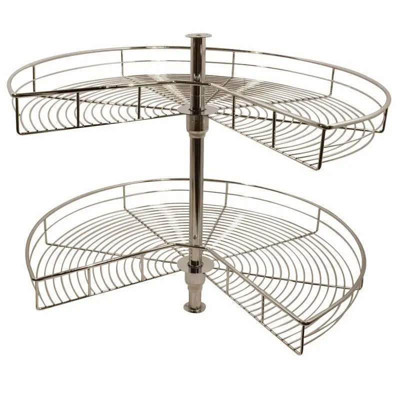 Carousel 2 Tier Chrome Plated