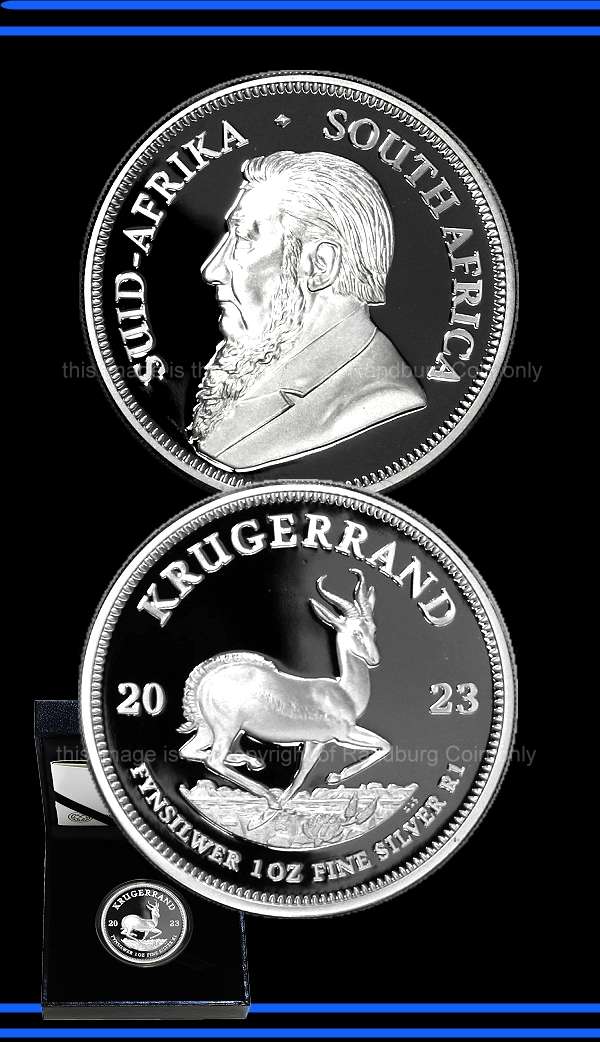 *#* 2023 SA Mint Silver 1oz Proof Krugerrand  *#*