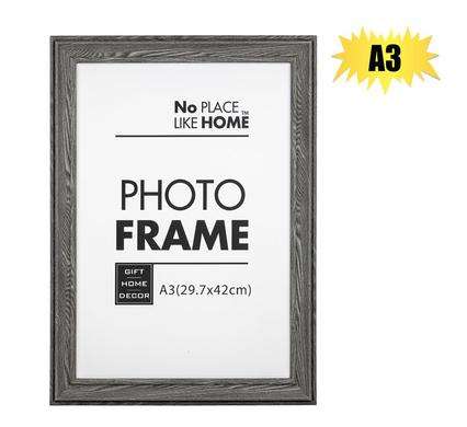 PICTURE-FRAME CERT A3 CHARCOAL GREY