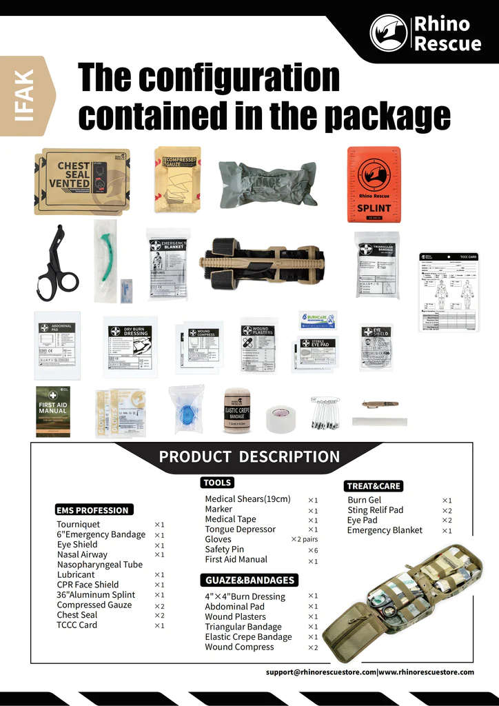 Rhino Rescue Pro IFAK Trauma Kit