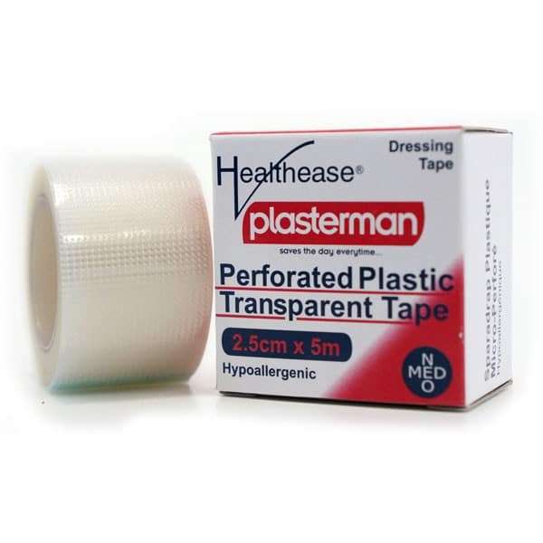 Plasterman Perforated Plastic Transparent Tape