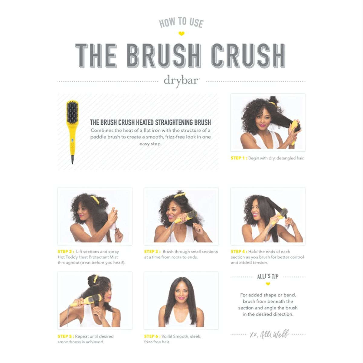 Drybar Brush-Crush Straightening Heated Brush