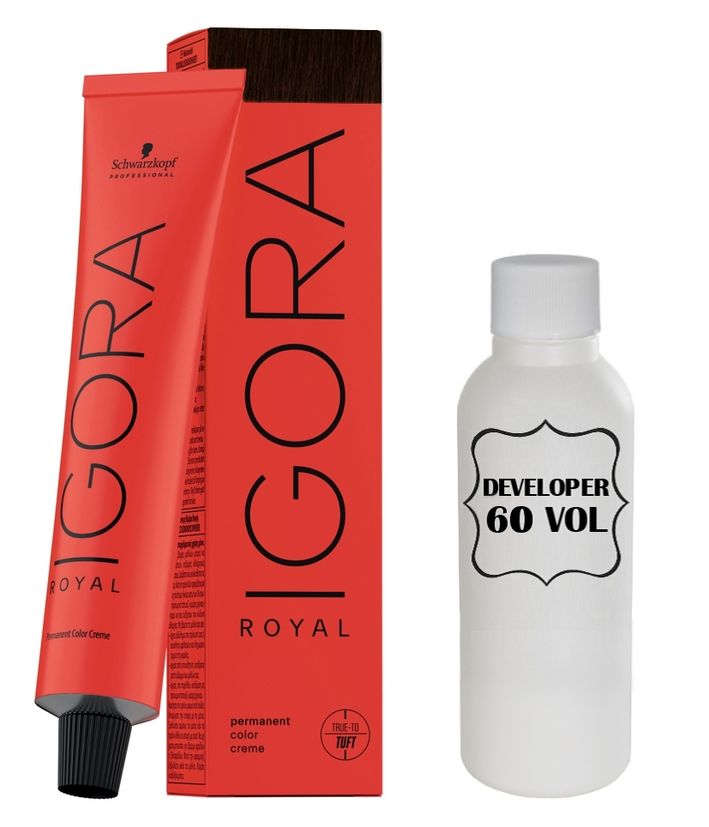 Igora Royal Professional -60ml +60ml 20vol developer - 4.68