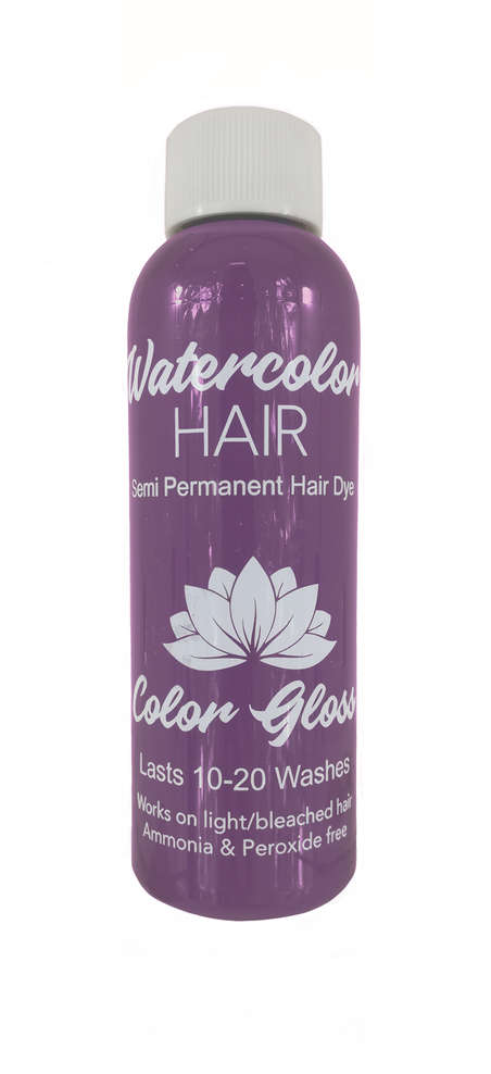 Watercolor Semi-Permanent Liquid Hair Dye 100ml - Silver Lavender