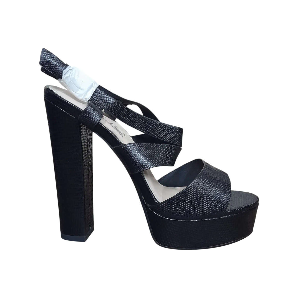 Palio De Siena Black Platform Heels
