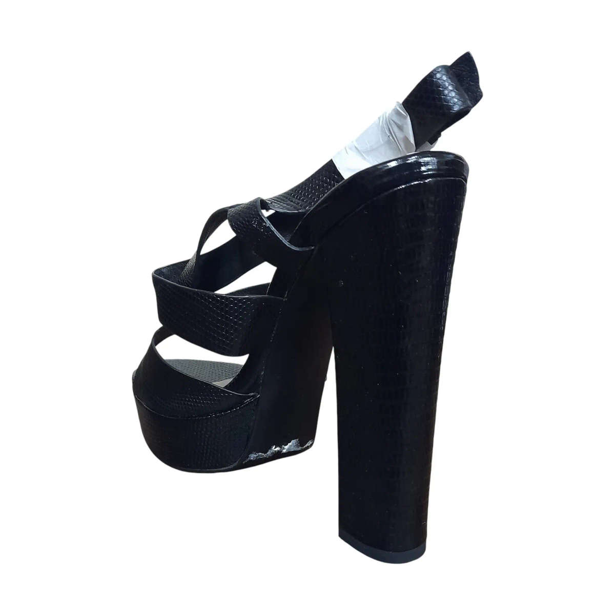 Palio De Siena Black Platform Heels