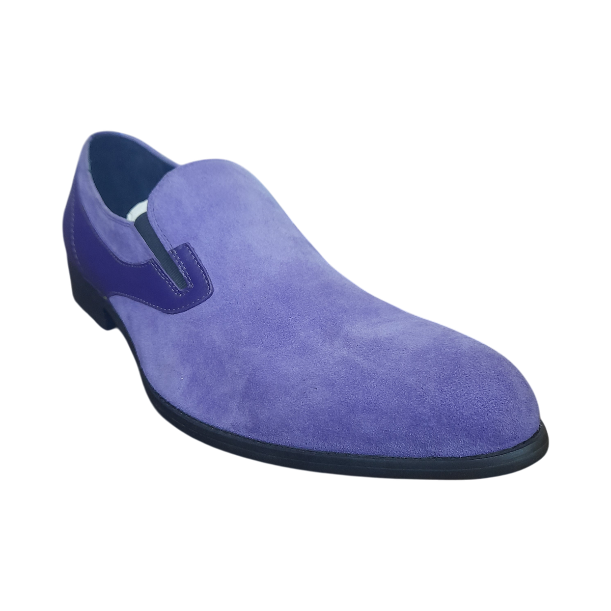 Purple Suade Loafers