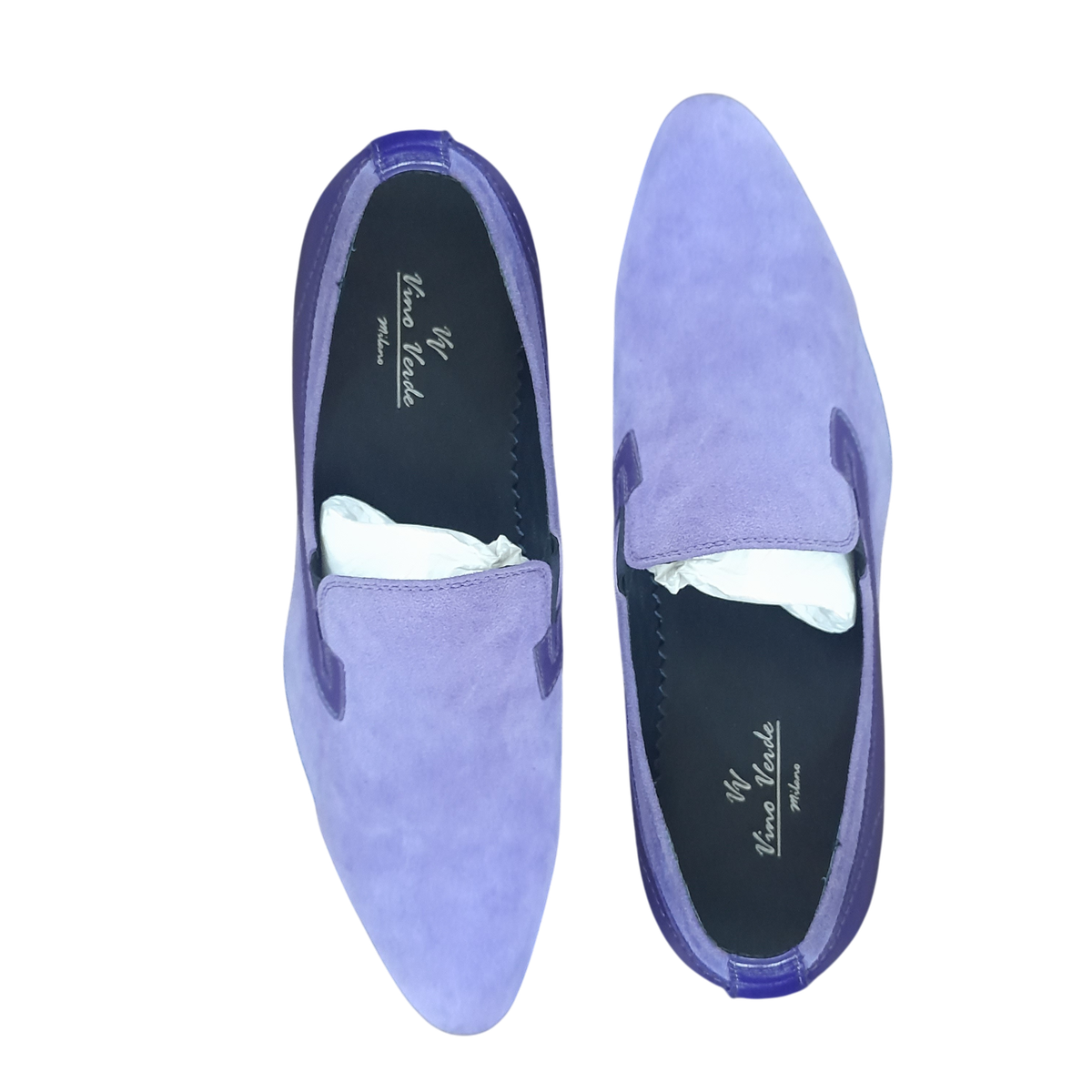 Purple Suade Loafers