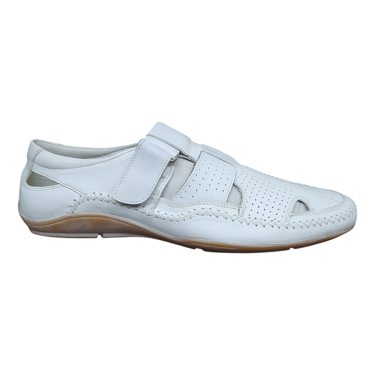White Strap Over Sneakers