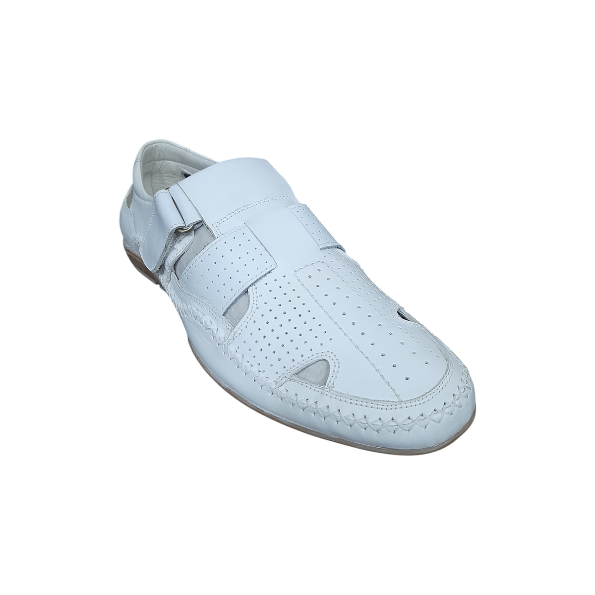 White Strap Over Sneakers