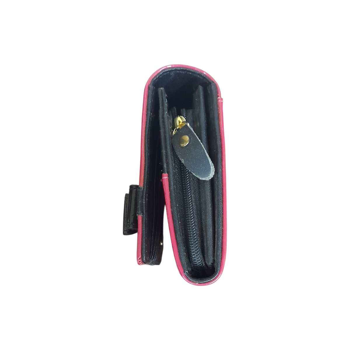 Hot Pink Black Ribbon Clutch