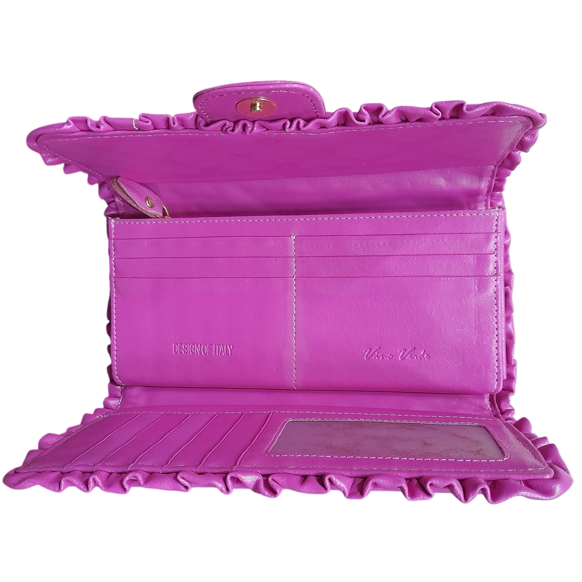 Pink and Gold Diamond Studded Clutch Purse