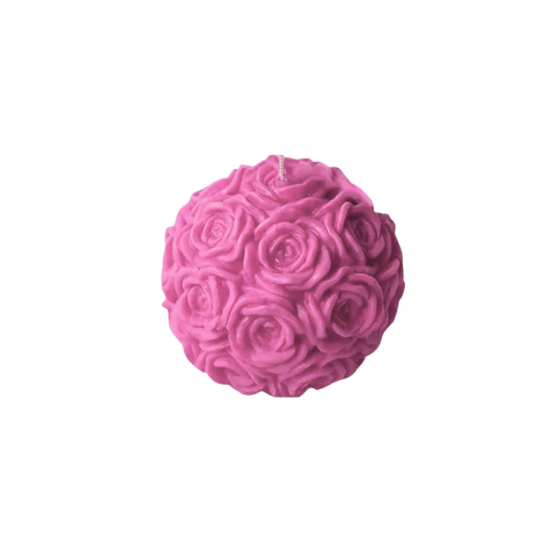 Rose Sphere Ball Silicone Mould
