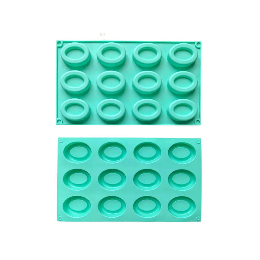 12 Cavity Shallow Oval Mould
