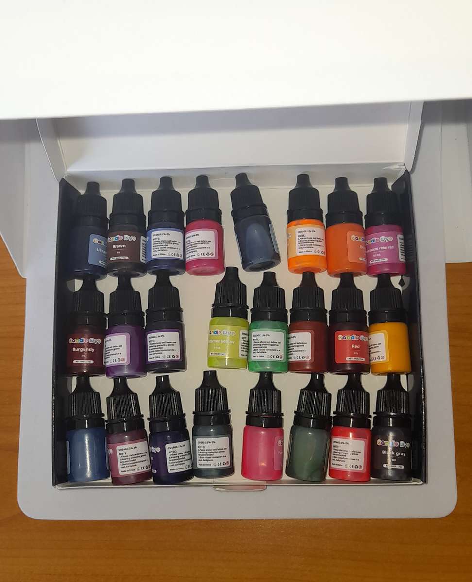 24pcs Liquid Candle Dye Set - 5ml each