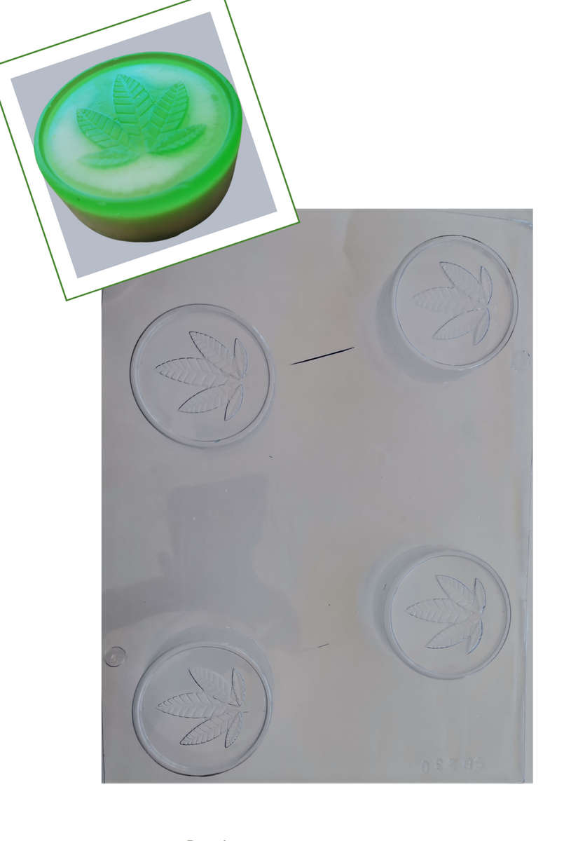 SB230 - Cannabis Leaf Bar Mould - 100g - PVC