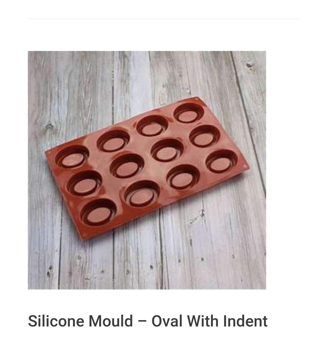 Silicone Mould with Indent (P&T)