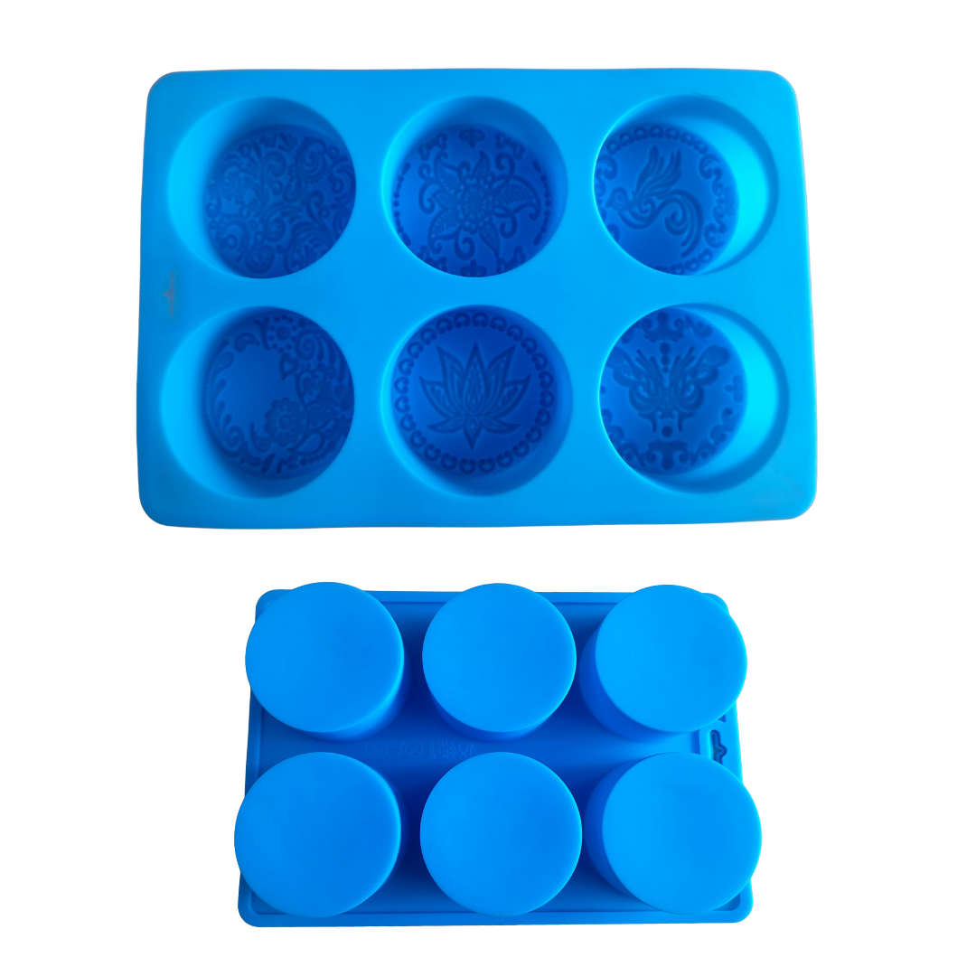 6 Cavity Embroided Pattern Mould