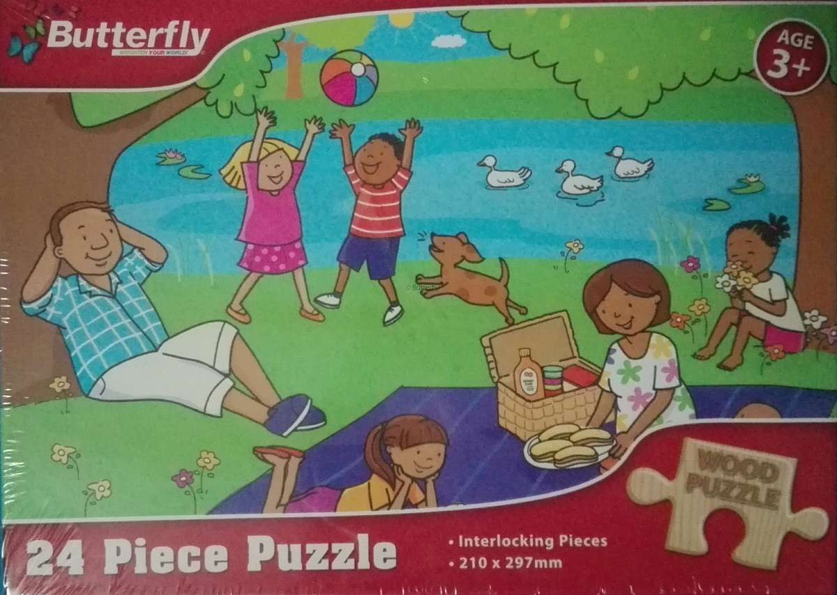 Wooden Pirate's Set in Tin Case