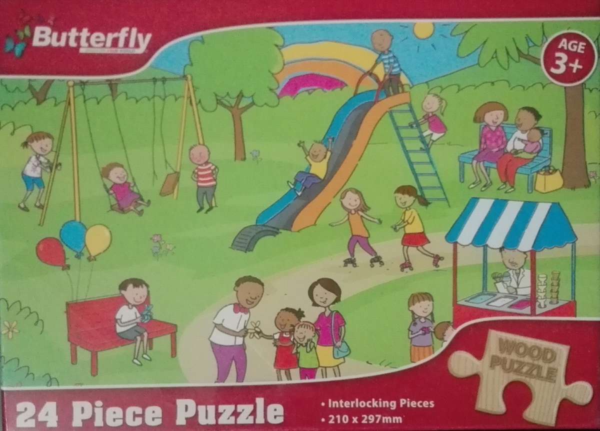 Wooden Pirate's Set in Tin Case