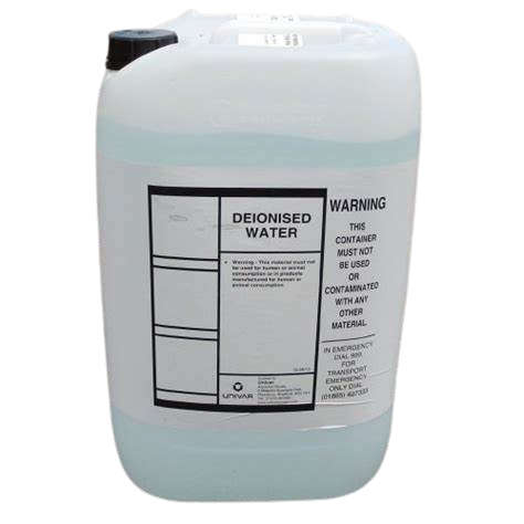 De-mineralised (Demin) Water 25 Lt AR