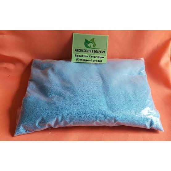 Detergent Washing Powder Blue Speckles