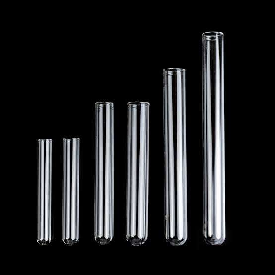 Borosillicate Glass Test Tubes Rimmed