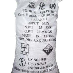 Sodium Sulphide Flakes 60% min