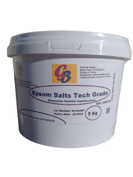 Magnesium Sulphate Hepthahydrate (Epsom Salts) Tech Grade