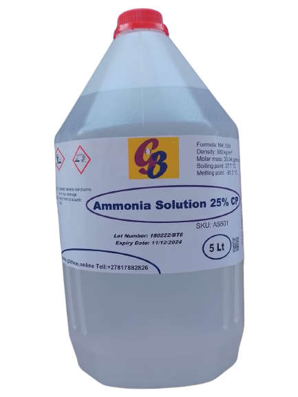 Ammonia(Ammonia Hydroxide) Solution 25% CP