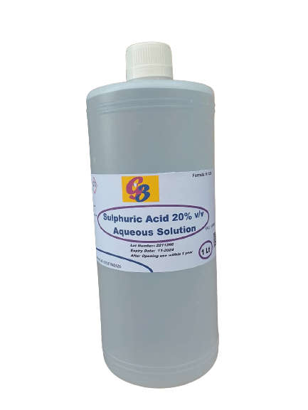 Sulphuric Acid 20% v/v Aqueous Solution - 1Lt