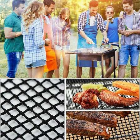 Non Stick BBQ Mesh Grill Mat Cooking Sheet