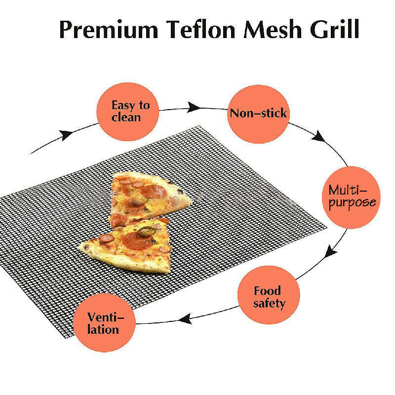 Non Stick BBQ Mesh Grill Mat Cooking Sheet