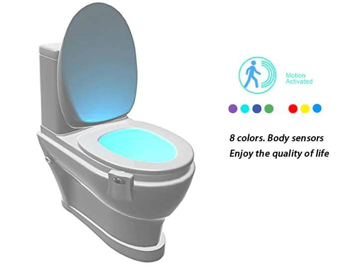 Motion Sensing Toilet bowl light