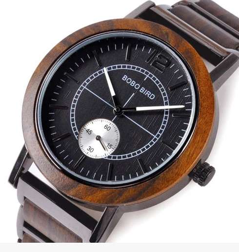 BOBO BIRD Womens Stylish Casual Wooden Watches Simply Fashion Quartz Wristwatch