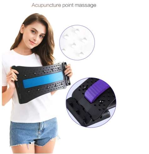 Best Multi-Level Lower Back Stretcher Machine for Back, Neck, Shoulder pain Relief & Posture Corr...