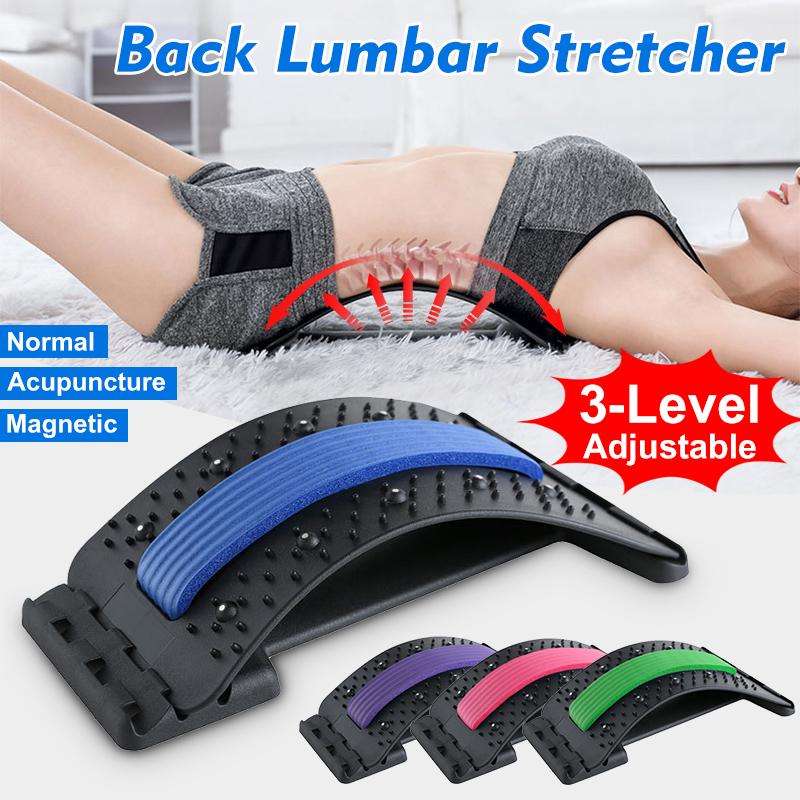 Best Multi-Level Lower Back Stretcher Machine for Back, Neck, Shoulder pain Relief & Posture Corr...