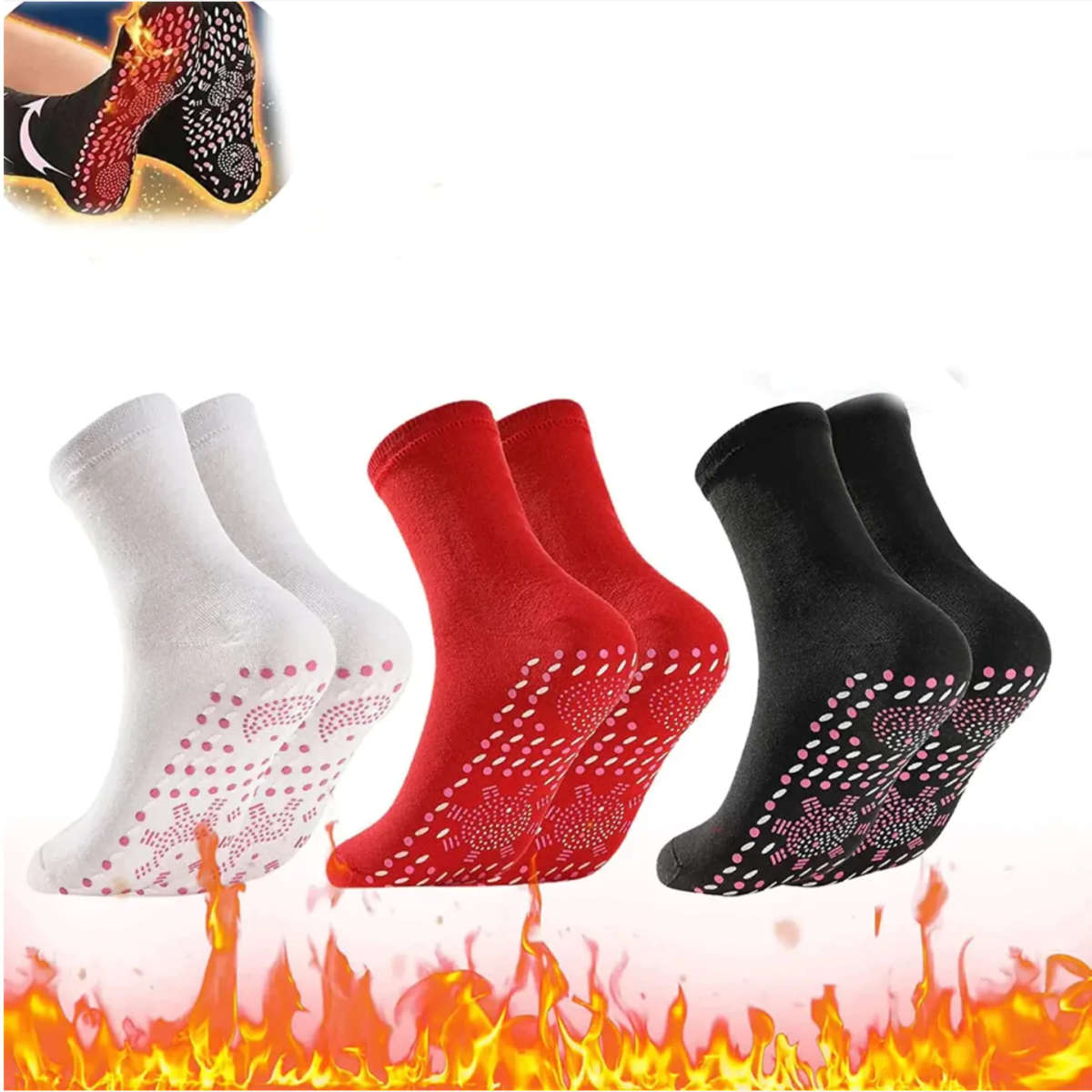 Magnetic Socks Self-Heating Tourmaline Socks