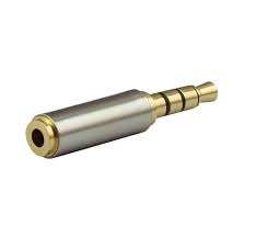 2.5mm Female To 3.5mm Male Audio Adapter