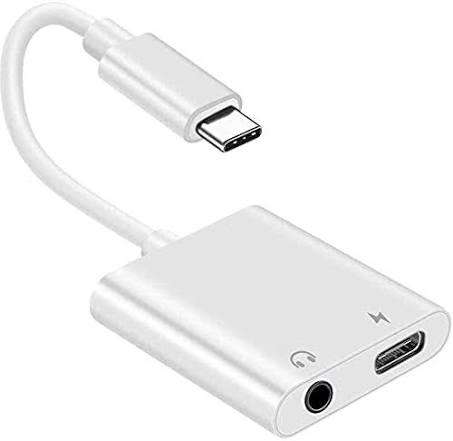 2-in-1 USB C to Aux Audio Jack