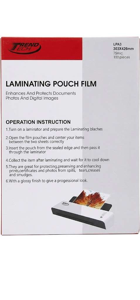 Trend Tech Lamination Pouches A3